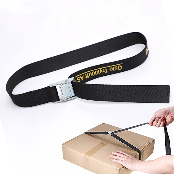 INF Spännband 4-pack Svart Svart 7 m