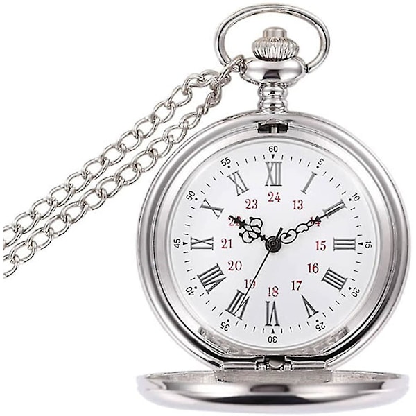 Vintage Smooth Quartz Classic Herrklocka Silver