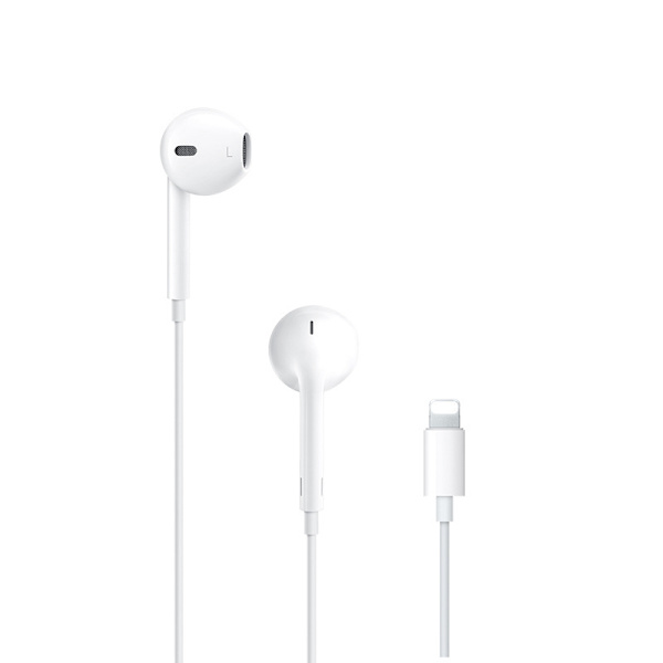 For Lightning In-Ear Hovedtelefoner iPhone X/11/12/13/14 Hvid h