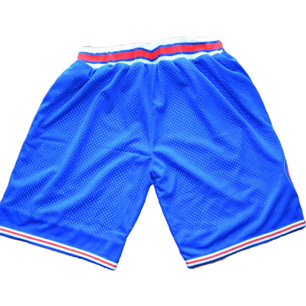 Hvite Svarte Blå Basketballshorts blå blue XL