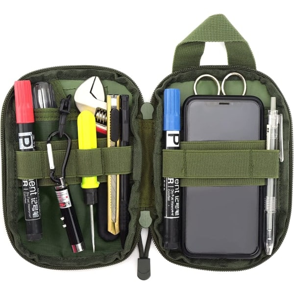 Militær nylon, grønn sportsbag for utendørs bruk