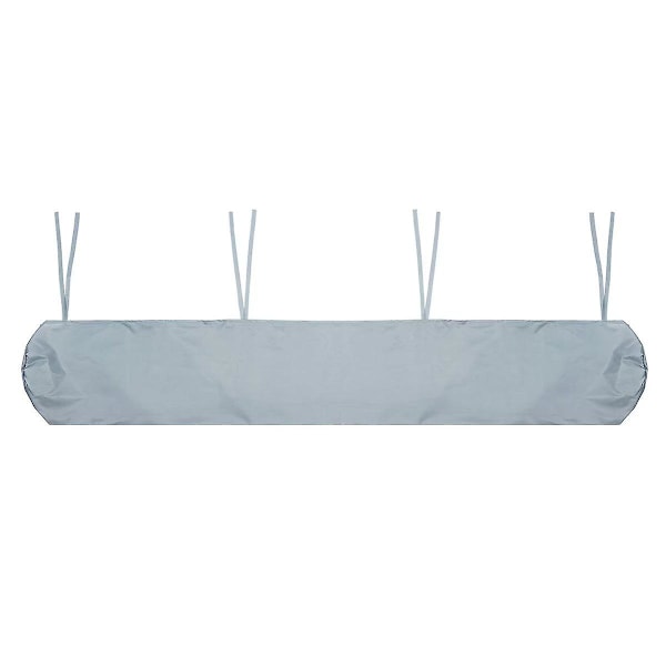 Beskyttelsestrekk for utendørs markise, beskyttelsestrekk for terrassemarkise, beskyttelsestrekk for rullegardin, støvtett Oxford-stoff (1 stk) 4mgray 4m 4m gray