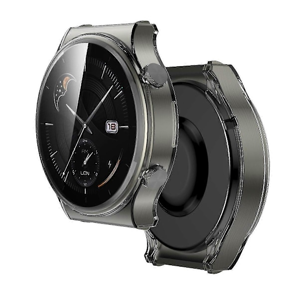 2 stk. TPU-ramme med skjermbeskytter i herdet glass for Huawei Watch GT 2 Pro/Classic/SportP20211224707