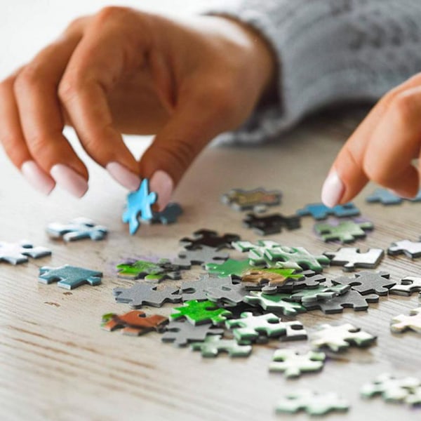 1000 biter Bæsjende Valper Puslespill Morsom Stresslindring for Hundelskere 101 Dog Poop Puzzle