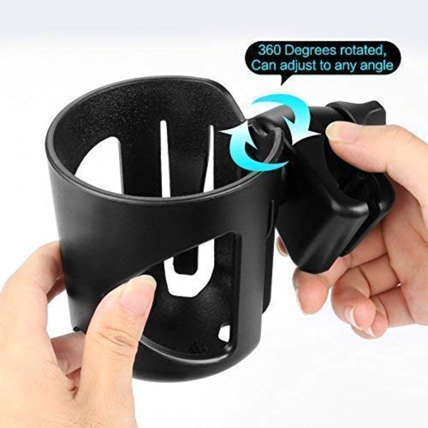 Universal mugghållare, barnvagn mugghållare, design med stor kaliber