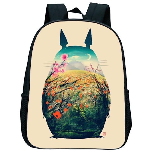 Högkvalitativ Tonari No Totoro Ryggsäck för Barn, Förskola, Grundskola, Söt Skolryggsäck style 9
