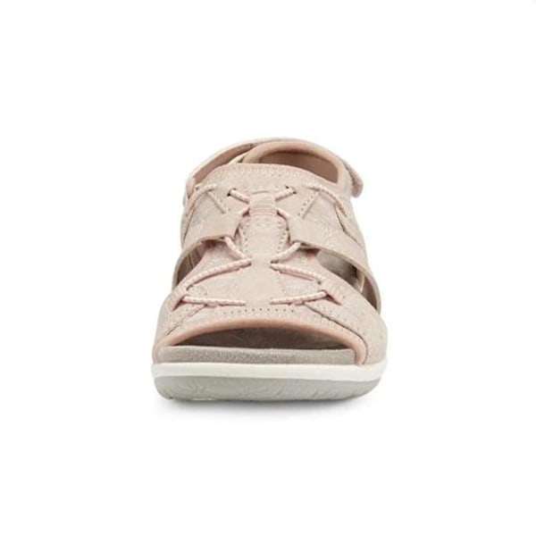 Ultra Bekväma Sandaler för Kvinnor Sommarskor för Stranden med Stödfot Khaki Khaki 35