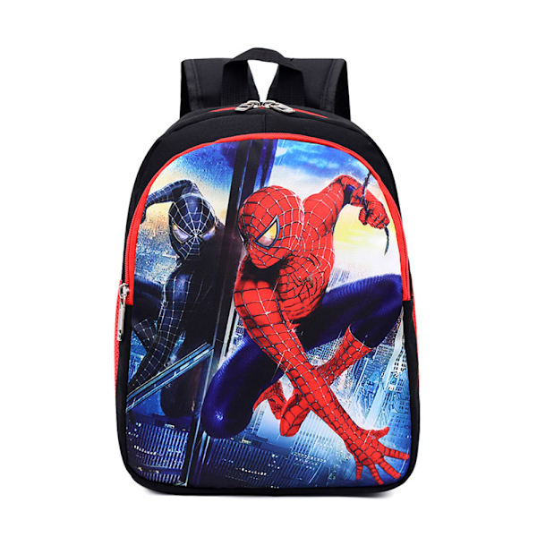 Spiderman Iron Man Ryggsäck Rollspel Skolväska Resväska Lätt och Hållbar Lämplig för Flickor och Pojkar B