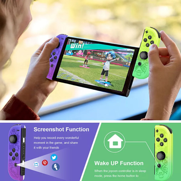 Trådlöst par spelkontroller (V/H) för Nintendo Switch - Splatoon 3