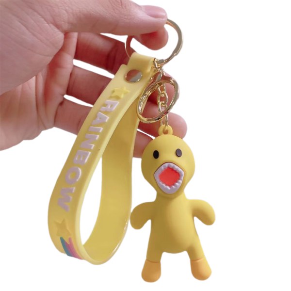 Roblox Rainbow Friends Duck Keychain Bag Pendant Kid yellow