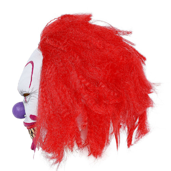 Skräck Clown Latex Full Mask Halloween Maskeraddräkt Vuxna Fest Cosplay Halloween Mask