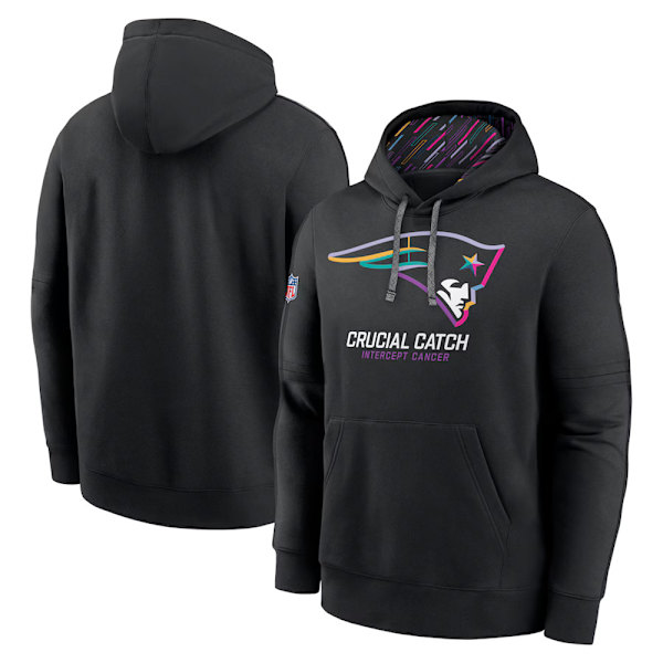 Herrarnas Svarta Dallas Cowboys 2024 NFL Crucial Catch Club Pullover Sport Hoodie XL