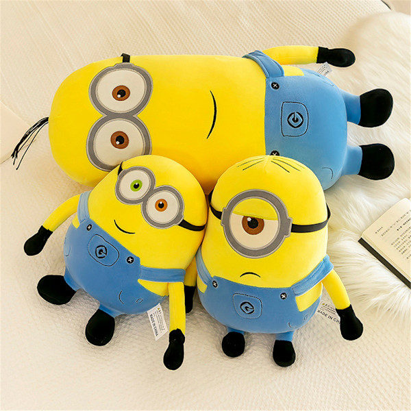 Söta Minions Stuart Bob Kevin Plyschleksaker Mjuka Stoppade Dockor för Barn Pojkar Flickor A 30cm