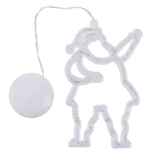 1PC Jul Dörr Välkommen Sugkopp Kronljus Fe Lampor C