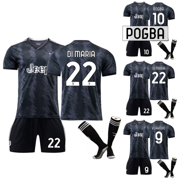 Vlahovic #7 Juventus F.c. Fotboll T-shirts Jersey #22 8-9Y