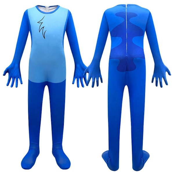 Stitch Cosplay Kostym Jumpsuits Barn Halloween Kostym Jumpsuit Cosplay Kostymer 3-9 År 110cm