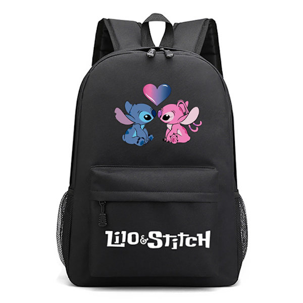 Stitch Student Ryggsäck Skolväska Rucksack Karaktärsväska A