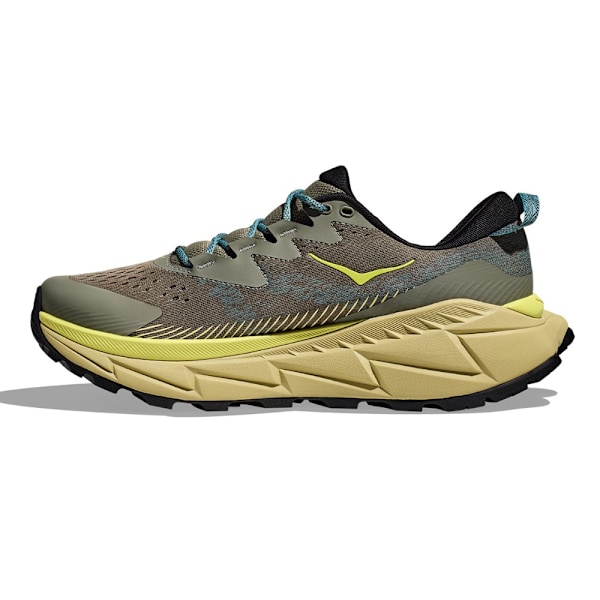 HOKA ONE ONE Skyline Float X Herrskor Låg-Topp Vägspringande Träningsskor Stretch-Stickade Vandringsskor Olive Green 40.5