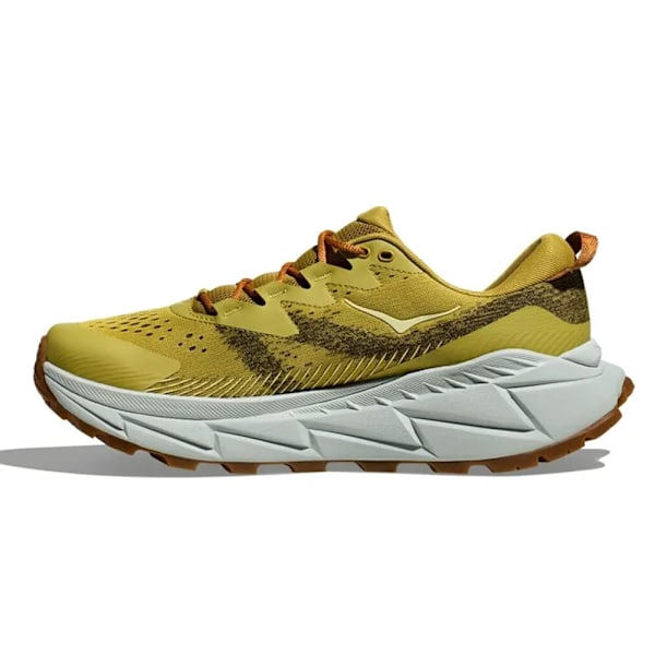 HOKA ONE ONE Skyline Float X Herrskor Låg-Topp Vägspringande Träningsskor Stretch-Stickade Vandringsskor Yellow 41