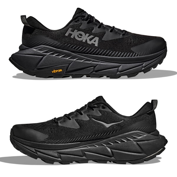 HOKA ONE ONE Skyline Float X Damskor Låg-Topp Vägspringande Träningsskor Stretch-Stickade Vandringsskor Black 38.5