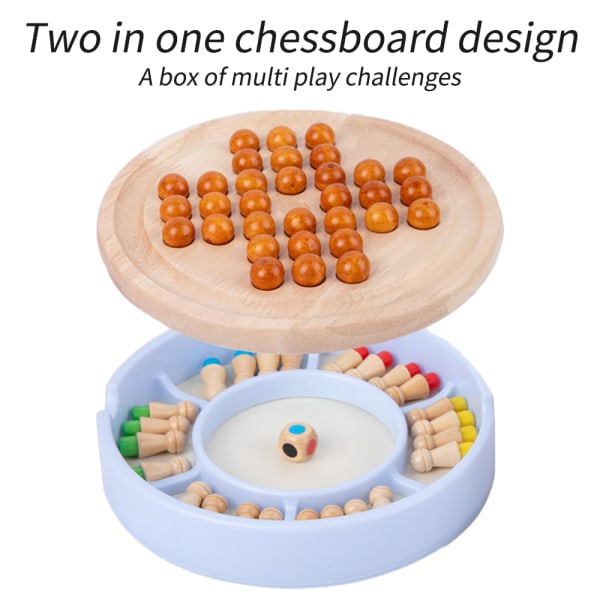 Trä Memory Match Stick Schackbrädspel för multi pedagogiska leksaker