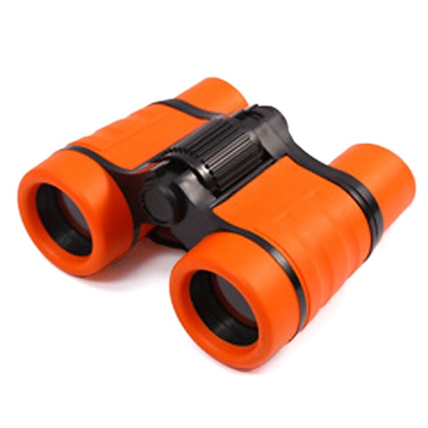 4x30 mm leksakskikare för barn Vattentätt hopfällbart litet teleskop Orange