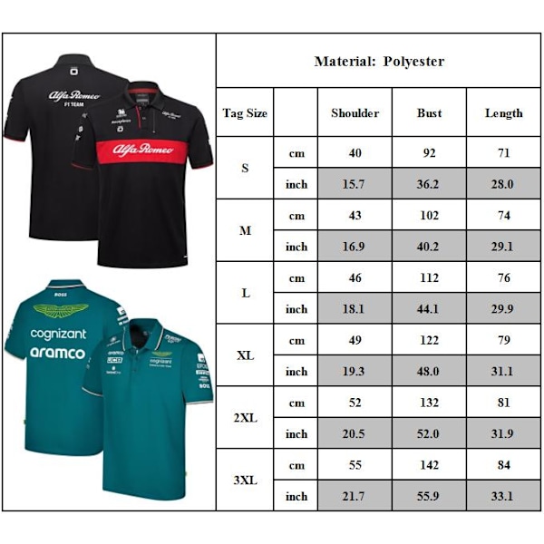 AstonMartin Cognizant F1 Herr Lifestyle Pikétröja #5 S