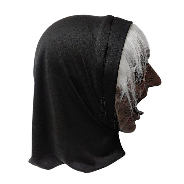 Krullig tunga häxmask Halloween karneval fest skräck huvudskydd maskerad Halloween mask