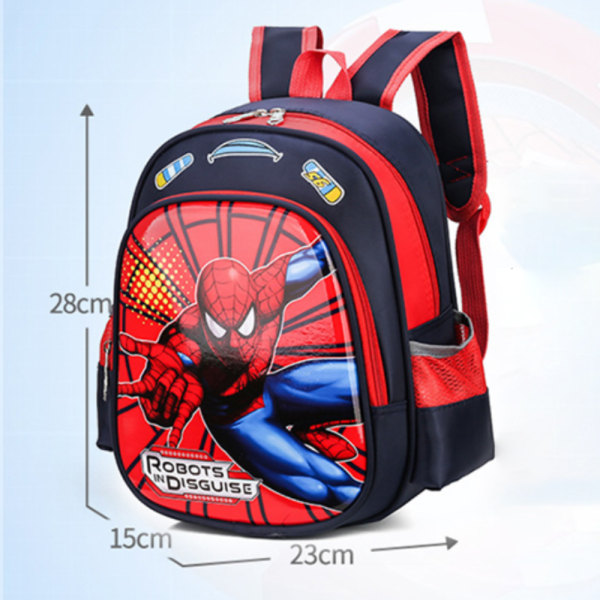 Barn Pojkar Marvel Spider-Man Ryggsäck Tecknad Superhjälte Bokpack D