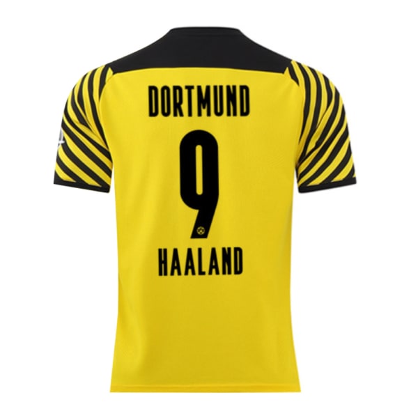 Borussia Dortmund Haaland fotbollströja nr 9 träningsoverall set barn 10-11 Years = EU 140-146