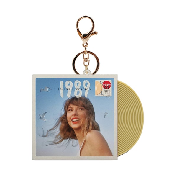 1989 Taylor Swift Womens Girl Nyckelring Charm Handväska Tillbehör Nyckelring Present A