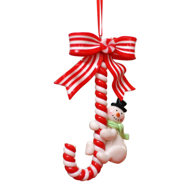 1 st julgodis sockerrör prydnader jultomte snögubbe ren Snowman