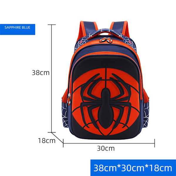 Spiderman Cartoon Barnryggsäck för Barn Rollspel Skolväska Resväska Lätt och Hållbar Lämplig för Flickor och Pojkar #3
