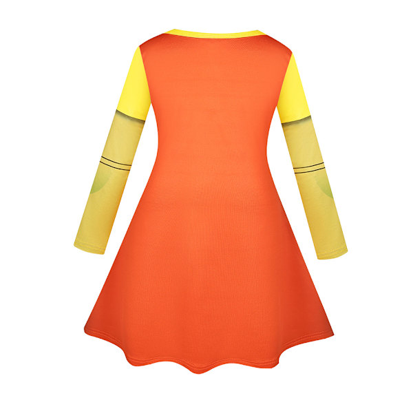 Flickans Squid Game Cosplay-klänning Flickans Squid Game Cosplay-klänning Filmkaraktär Squid Game NPC Flickans Klänning Cosplaykläder 3-14 år A 150cm