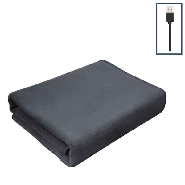 USB uppvärmd filt Elektrisk soffa mjuk soffa Elektrisk filt Gray