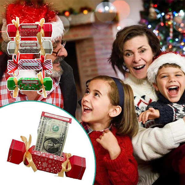 Julpengarutdelare för barn och vuxna - Glad Jul Pengabox för kontanta gåvor #2