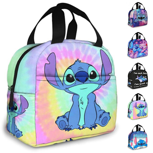 Stitch Isolerad Lunchväska för Skola Camping Resa Matlåda Väska #5