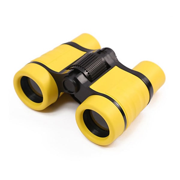 4x30 mm leksakskikare för barn Vattentätt hopfällbart litet teleskop Yellow