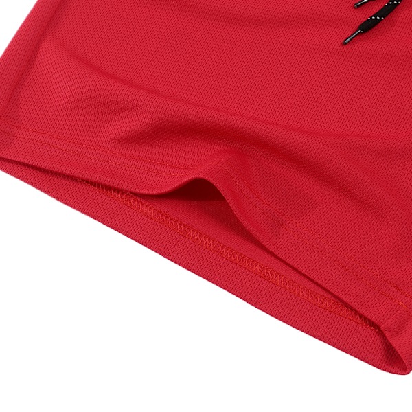 Män Sommar Sport Elastiska Midja Shorts Joggers Jogging Byxor Plus Storlek Red L