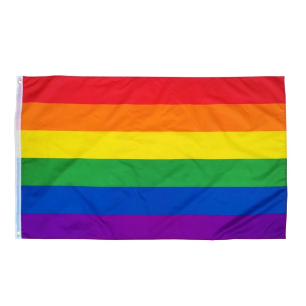 Rainbow Pride-flaggor är färgglada och bleknar