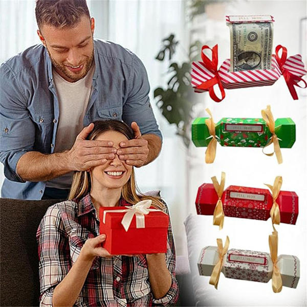 Julpengarutdelare för barn och vuxna - Glad Jul Pengabox för kontanta gåvor #1