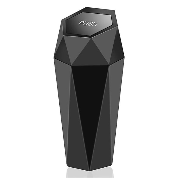Avfallsbehållare för bilar för bilar med diamantform Black