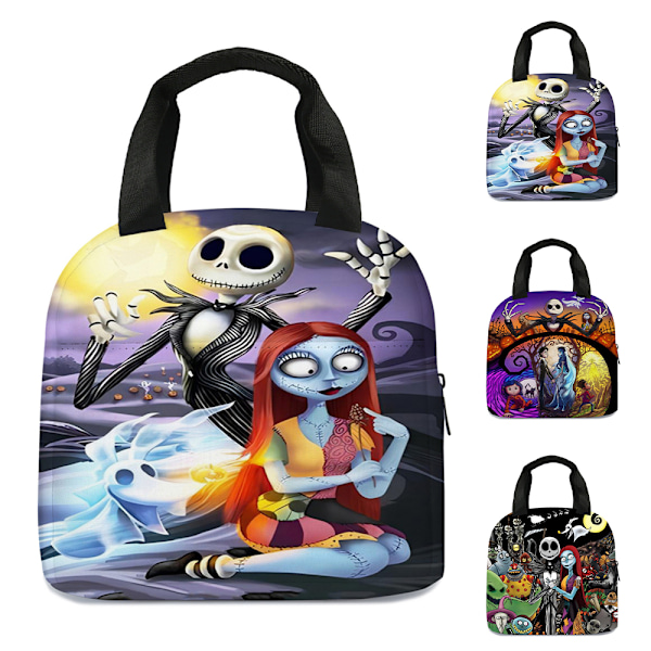 The Nightmare Before Christmas Isolerad Lunch Bag Kvinnor Män Återanvändbara Lunch Tote Väskor C