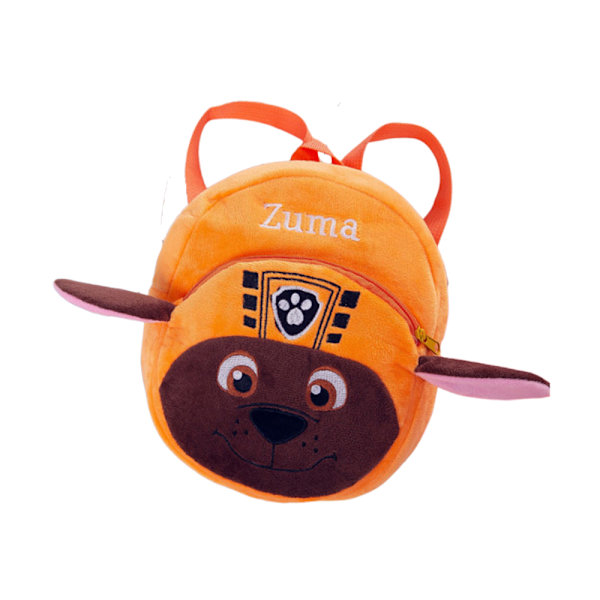 PAW Patrol förskoleplyschryggsäckar för studenter, fodral med skolväskor för barns skolväska Lätt Orange 19x22x7.5cm