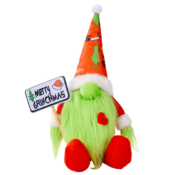 Ansiktslös Gnome Doll Svensk Jultomte Svensk Plyschdocka