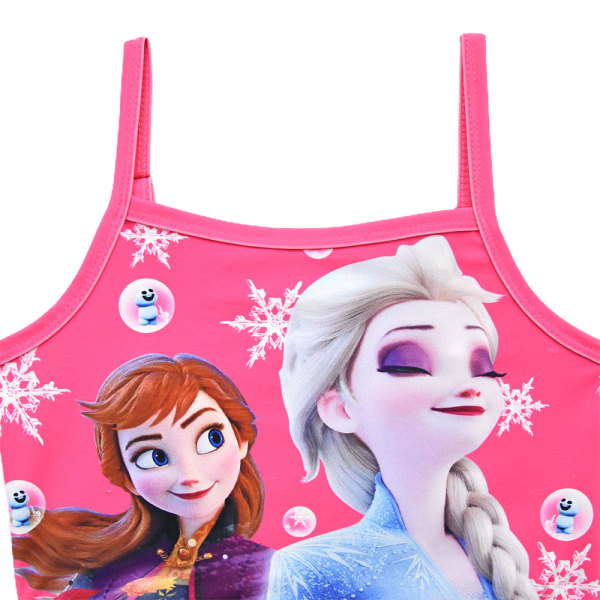 Frozen Swim Kjol Bikiniklänning Set Baddräkt Badkläder Barn Tjej pink 6-7 Years = EU 116-122