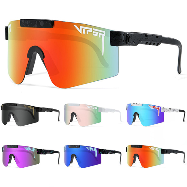 Kvinnor Män Polariserade Sport Solglasögon Glasögon för Cykling Löp Fiske E