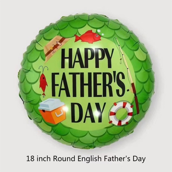 Lyckliga fars dag set - paket med 5 stjärniga folieballonger WORLD'S BEST DAD Happy-Father's Day 5 stycken
