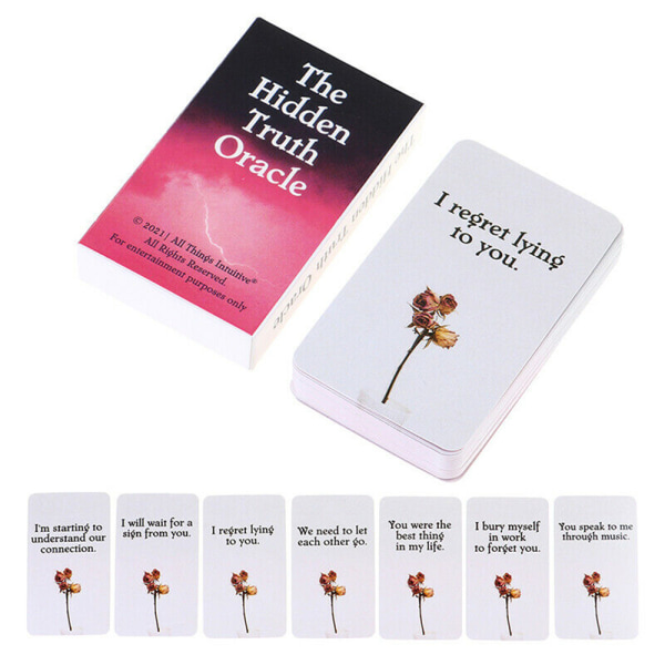 The Hidden Truth Oracle Cards Tarot Card LOVE Party Board Game