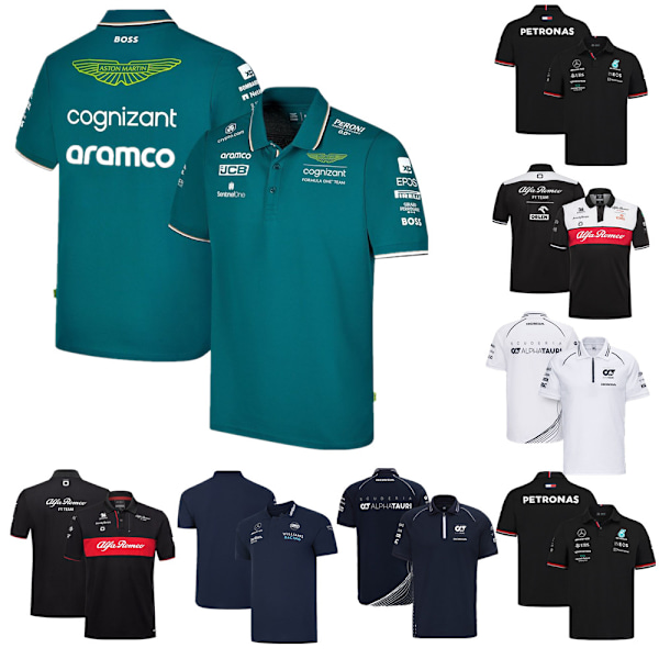 AstonMartin Cognizant F1 Herr Lifestyle Pikétröja #2 S